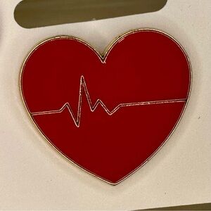 Nurse Doctor Red Heartbeat Enamel Pin – BUY 5+ & GET 40% OFF